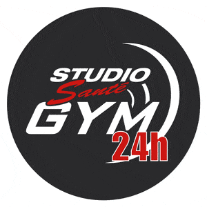 logo de studio santé gym | nutrition sport fitness