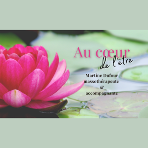Martine Dufour massothérapeute et accompagnante